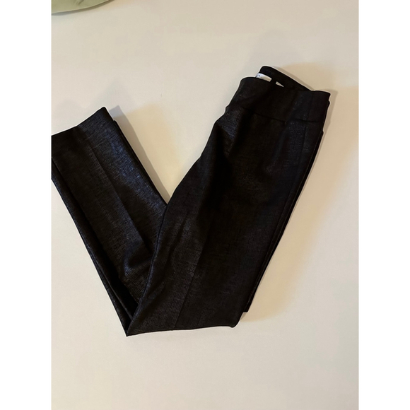 Lena Gabrielle Women's Black Textured Pants Size 6 - Picture 3 of 9